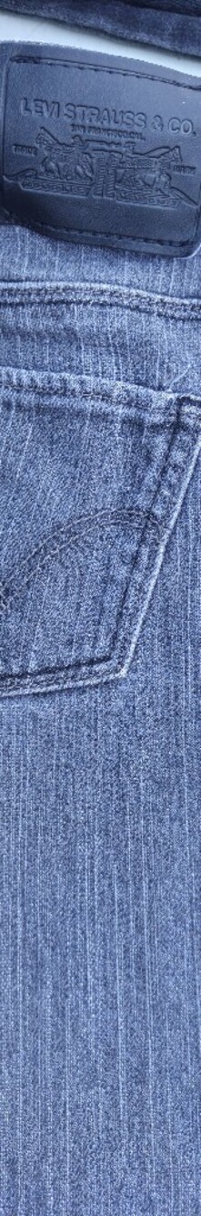 Levi's Girls Mid Blue Denim Jeans with Pocket Stitching